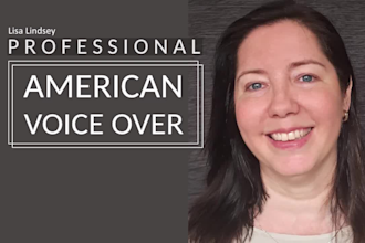 record a female voice over for ads, videos, or narration