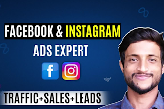 setup facebook ads campaign, fb advertising, instagram ad for sales and leads