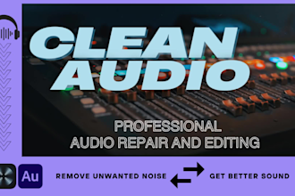 clean your voice recording and remove background noise
