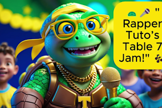 create colorful 3d animated kids rhyme for youtube tiktok and instagram