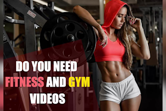 make motivational fitness and workout videos