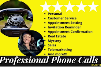 make business or personal phone calls for you with precision to US and canada