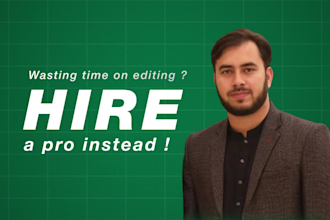 be your professional youtube video editor