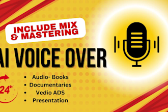 do text to speech ai voice  over with free  mix mastering