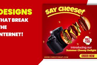 design social media posts for food, fashion and tech brands