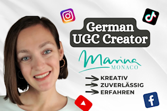 create ugc tiktok or reels in german