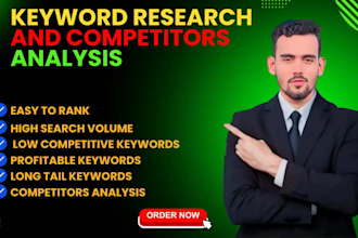 do very specific keyword research and competitor analysis