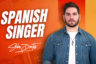 be your pro male spanish singer, reggaeton, pop, edm, latin