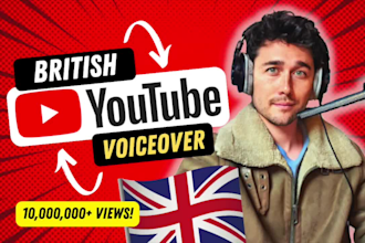 narrate your youtube video in british english