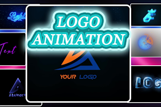 create glorious logo animation or youtube intro video