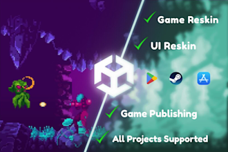 reskin and publish your game in unity