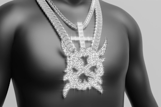 create custom 3d chain like playboi carti, ken carson, yeat