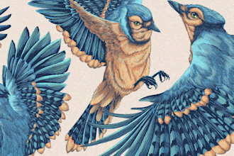 create vintage line art or engraving art illustration