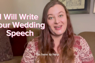 write you emotional and beautiful wedding vows