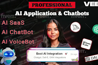 create chat gpt app , ai saas and chatbot using gpt 4