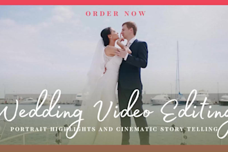 do wedding video editing and cinematic wedding highlights