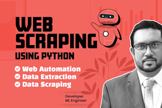 do web scraping, data mining, data extraction on any website