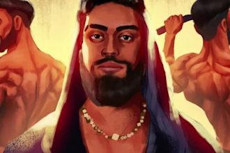 edit male masculinity and self improvement videos in hamza style