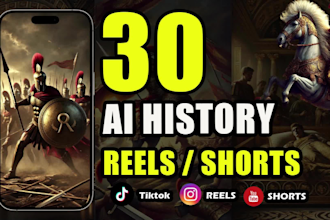 do viral faceless ai history youtube short videos instagram reels tiktok