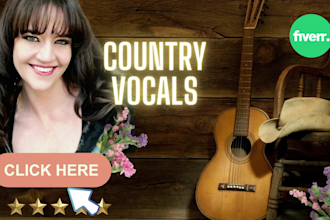 record country western style vocals