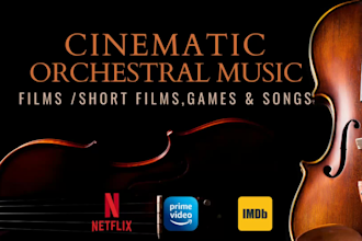 compose cinematic orchestral music, soundtrack, film score