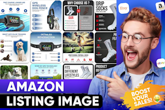 do amazon listing images design, amazon infographic, product listing images