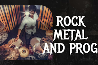 record drums on rock, metal or progressive song get a free demo