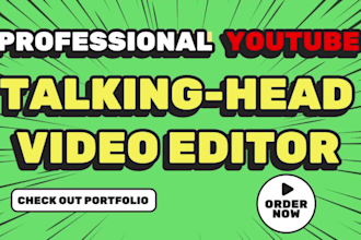 edit talking head long form youtube videos