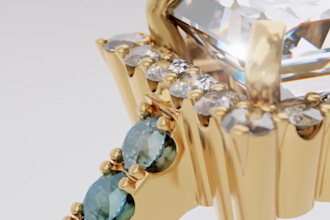 design 3d jewelry cad for 3d printing ring model cuban design cartier 3d model
