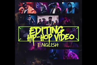 edit your rap, hip hop, trap, drill music video