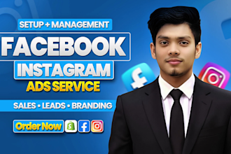 setup and manage profitable facebook ads, instagram ads and meta marketing