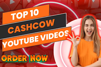 create professional top 10 youtube or cash cow videos