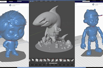 create printable 3d models from images or ideas