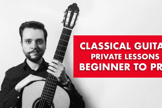 offer private classical guitar lessons, beginner to pro