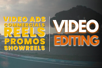edit showreels, promos, speaker reel, reels and shorts and youtube videos