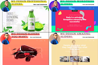 make a professional slider revolution or website slider