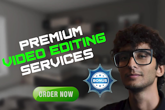 do professional and creative youtube video editing