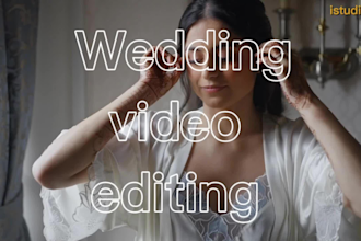 do cinematic wedding, promo and event video editing