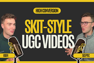 create skit style talking head ugc ads for your brand