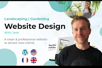 develop a gardening and landscaping website