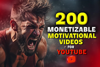 create motivational and inspirational videos for youtube