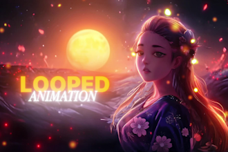 do image animation or animate picture in a loop