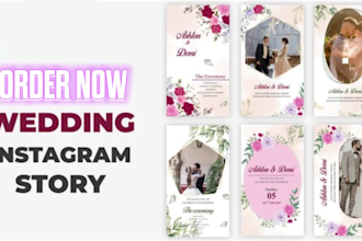 be your wedding editor and wedding instagram reels editor