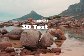 do professional 3d camera tracking and motion tracking and put 3d or 2d graphics