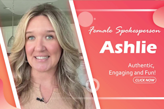 record a ugc style product review female spokesperson video