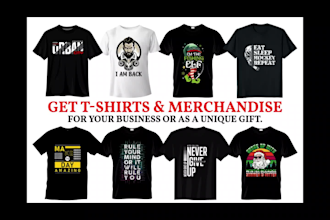 do professional custom t shirt and merchandise design