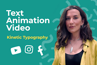 do kinetic typography text animation with motion graphics
