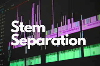 isolate and extract individual stems from any song