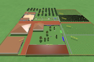 design your 3d landscape agriculture garden