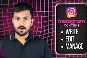 be your content manager write scripts edit  videos and post for you